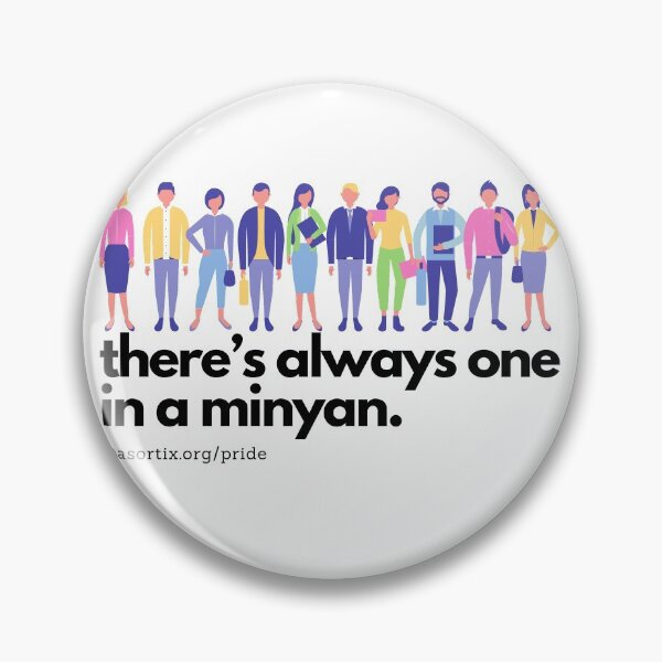 Item preview, There's Always One In A Minyan designed and sold by MASORTIX.