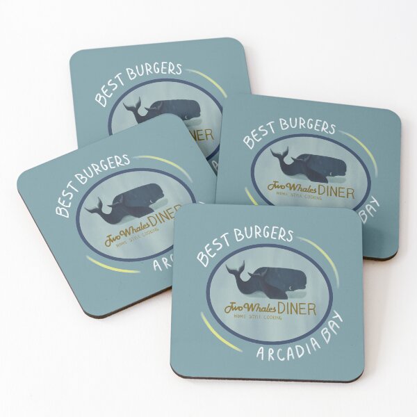 Item preview, Two Whales Diner Tee (lighter) designed and sold by artisticaviary.