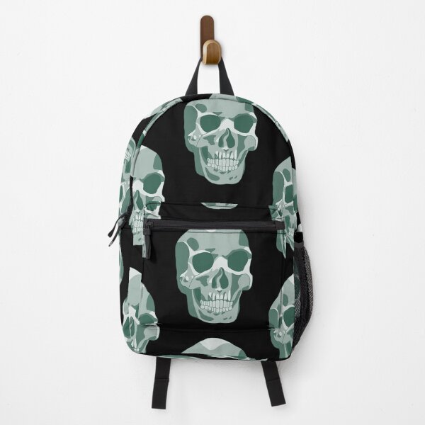 Item preview, Green Monochromatic Skull designed and sold by DippyHippie.