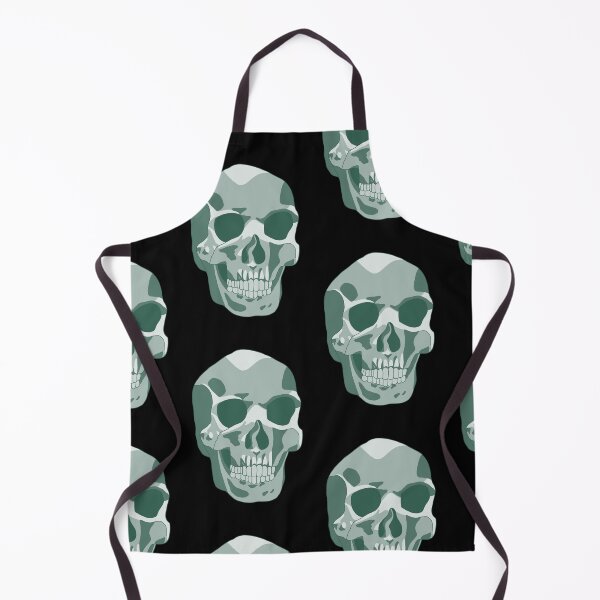 Item preview, Green Monochromatic Skull  designed and sold by DippyHippie.