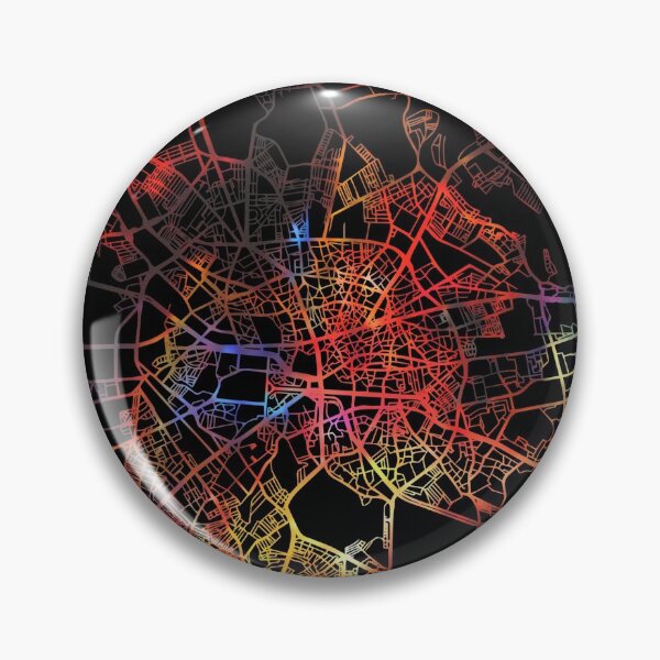 Item preview, Bucharest City Street Map Dark Mode designed and sold by map-lover.