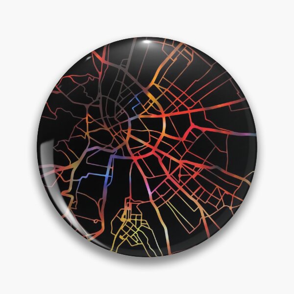 Item preview, Budapest City Street Map Dark Mode designed and sold by map-lover.