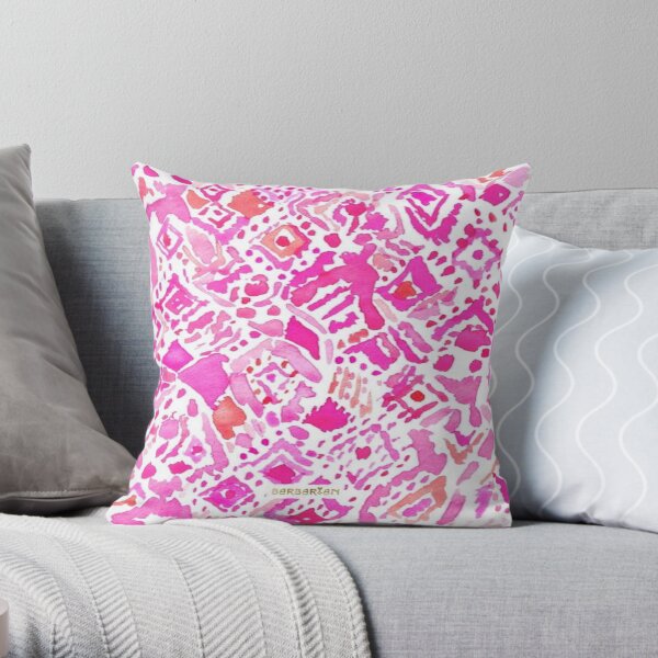 joli rose géométrique Coussin