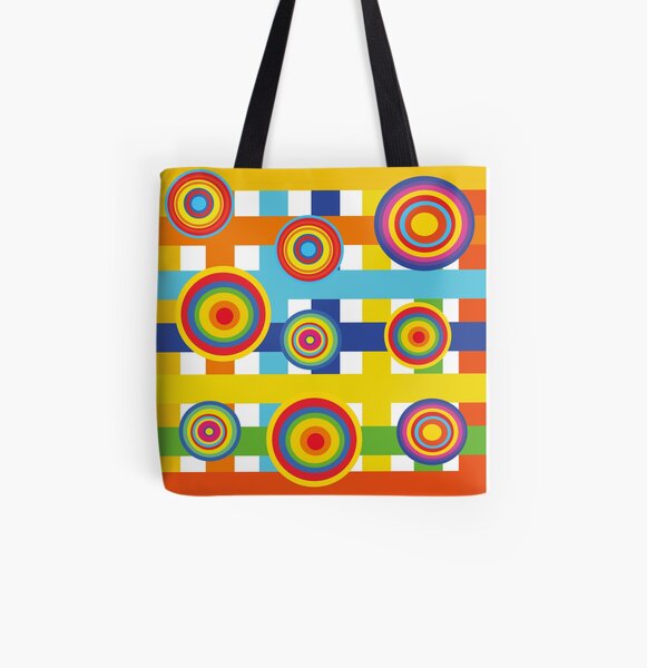 Planetas 2 Bolsa estampada de tela