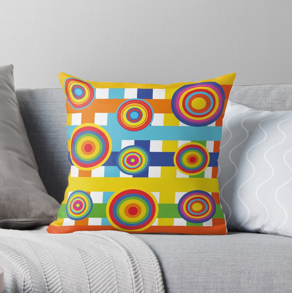 Planets 2 Throw Pillow