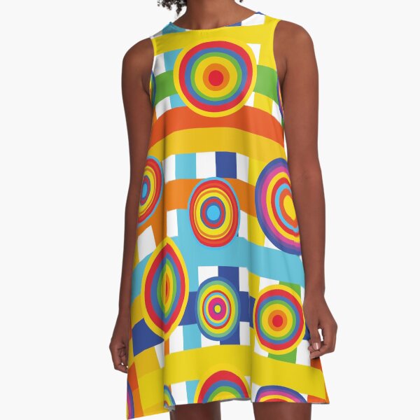 Planetas 2 Vestido acampanado