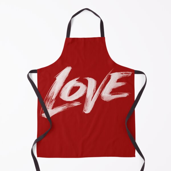 Item preview, LOVE Bold Brush Strokes Lettering - Red Calligraphy designed and sold by 26-Characters.