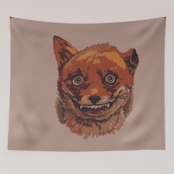 Item preview, The Smiling Fox designed and sold by ShadesArt.