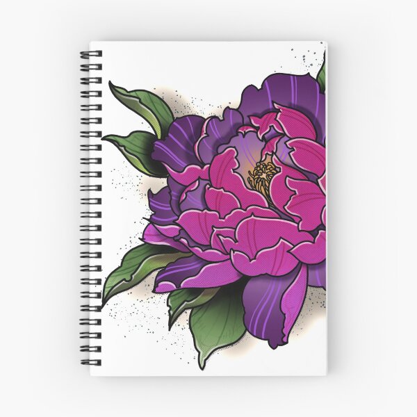 Aperçu de l'œuvre Pivoine violette I créée et vendue par WILLCANDESIGN.