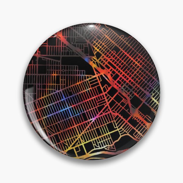 Item preview, Burbank City Street Map Dark Mode designed and sold by map-lover.