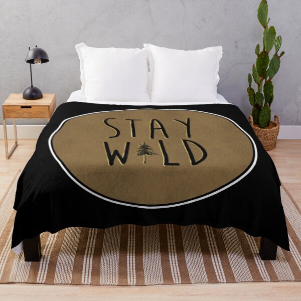 Item preview, Stay Wild! Wanderlust slogan designed and sold by HallyuHeaven.