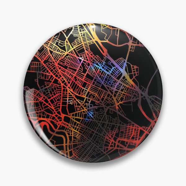 Item preview, Cambridge City Street Map Dark Mode designed and sold by map-lover.