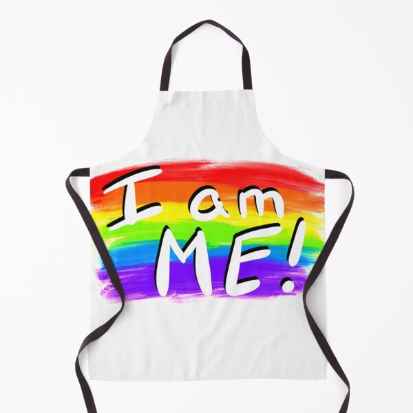 Item preview, I am Me LGBTQ Rainbow Pride Design designed and sold by AnleuAvePrints.