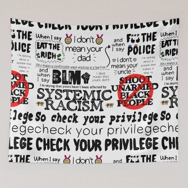 Item preview, BLM / White Privilege designed and sold by leannarpfeffer.
