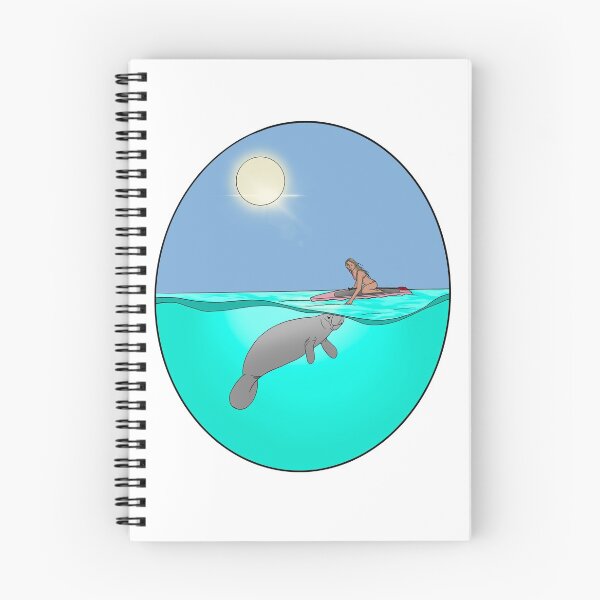 Item preview, Paddle board girl with manatee designed and sold by taylorksea.