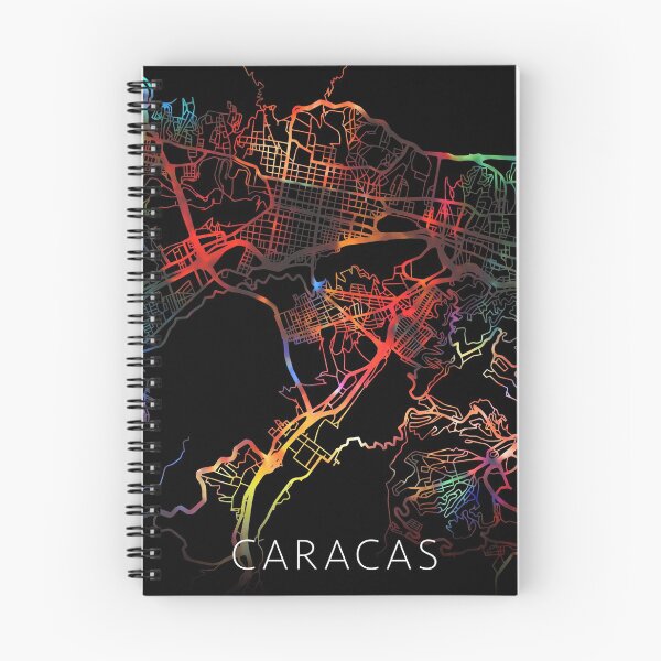 Item preview, Caracas City Street Map Dark Mode  designed and sold by map-lover.