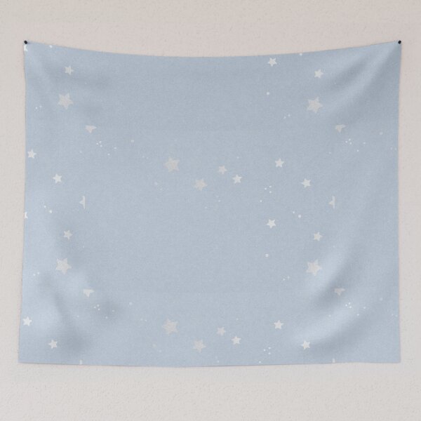 Item preview, Baby Blue Silver Stars  designed and sold by newburyboutique.