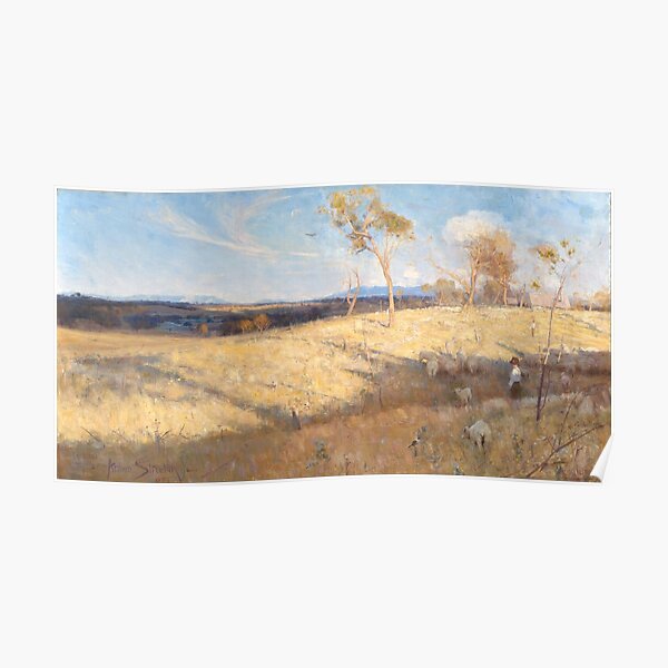 Golden Summer Eaglemont - Arthur Streeton Poster