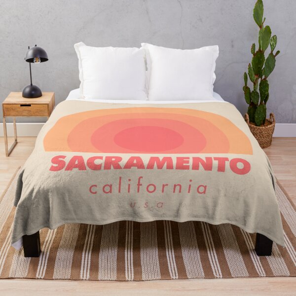 Item preview, Sacramento California USA Retro Badge Orange designed and sold by modeoftravel.