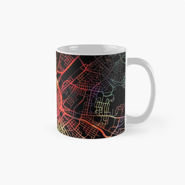 Item preview, Charlotte City Street Map Dark Mode  designed and sold by map-lover.