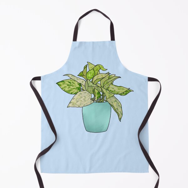 Item preview, Variegated Marble Queen Pothos in Light Blue Pot designed and sold by ColsonC.