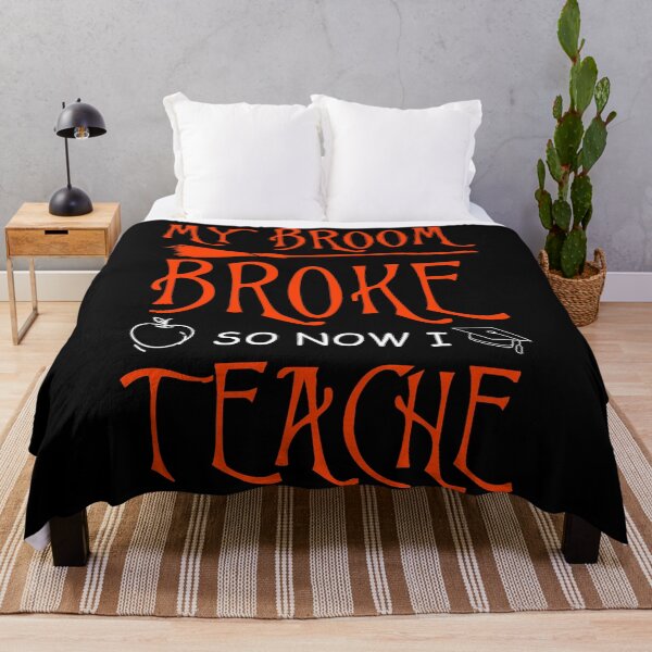 Item preview, My Broom Brook So Now I Teach , Funny Halloween teacher costume designed and sold by Gha20.