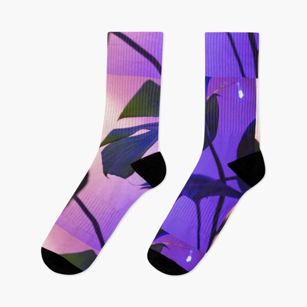 Item preview, Neon Purple Palm Leaf designed and sold by newburyboutique.