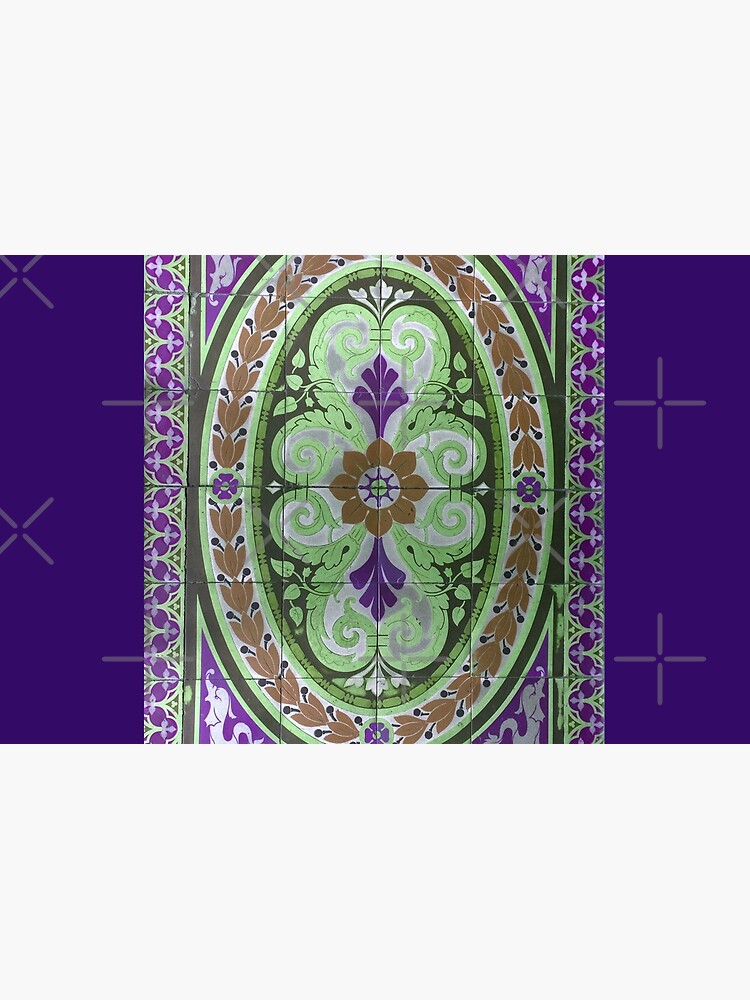 Mosaic Tile-Floor Tile-Tilework- "Sauced Restaurant" by Matlgirl