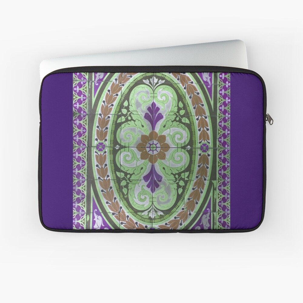 Mosaic Tile-Floor Tile-Tilework- "Sauced Restaurant" Laptop Sleeve