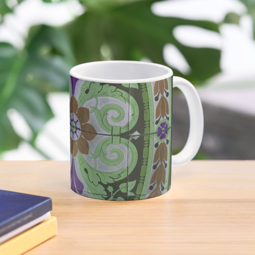 Mosaic Tile-Floor Tile-Tilework- "Sauced Restaurant" Coffee Mug