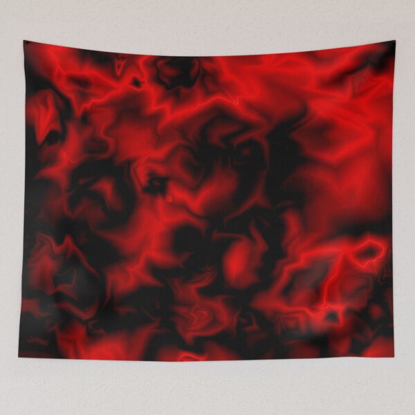 Item preview, Tie Dye Style Red and Black Abstract designed and sold by Darcy777.