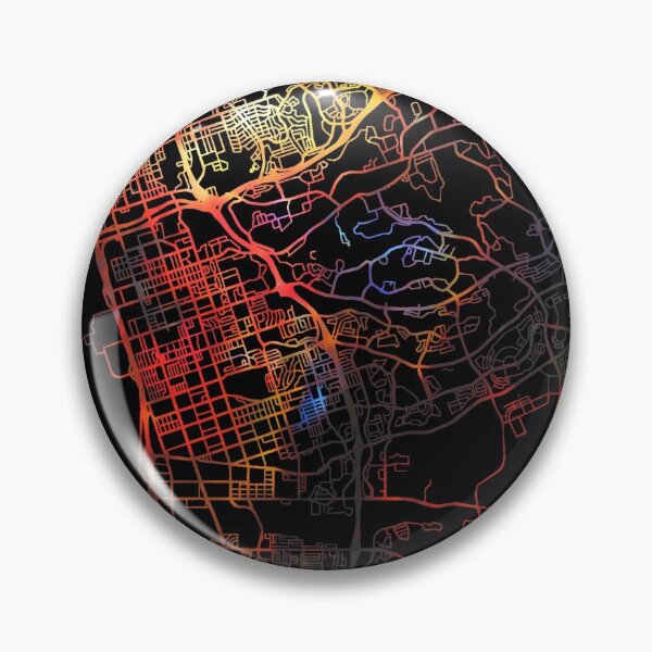 Item preview, Chula Vista City Street Map Dark Mode designed and sold by map-lover.