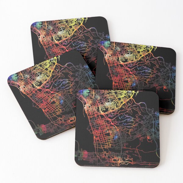 Item preview, Chula Vista City Street Map Dark Mode designed and sold by map-lover.