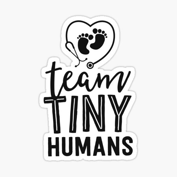 Item preview, NICU Nurse Shirt Team Tiny Humans Gift Neonatal ICU Nursing designed and sold by 14thFloor.