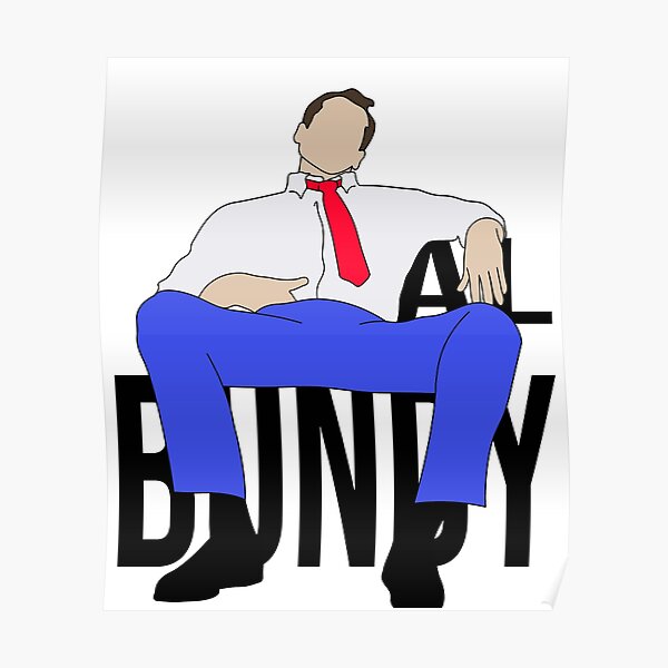 "Bundy Al icon couch position hand" Poster by ProdbyNiECO Redbubble
