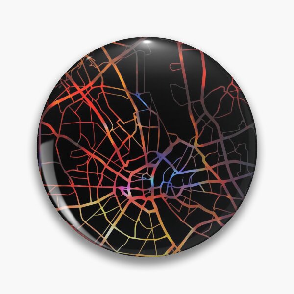 Item preview, Cologne City Street Map Dark Mode designed and sold by map-lover.