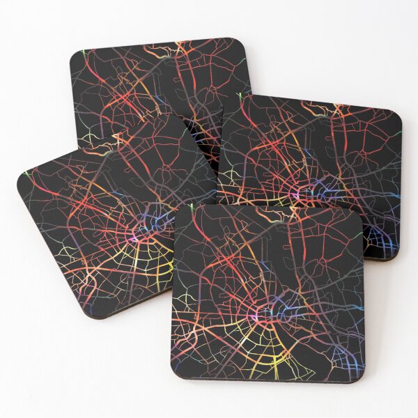 Item preview, Cologne City Street Map Dark Mode designed and sold by map-lover.