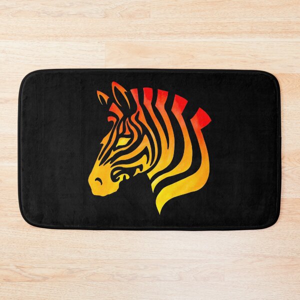 Item preview, Flaming Zebra Silhouette  designed and sold by Elle  Hazlett.