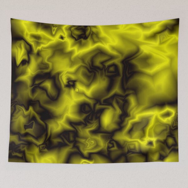 Item preview, Tie Dye Style Yellow and Black Abstract designed and sold by Darcy777.