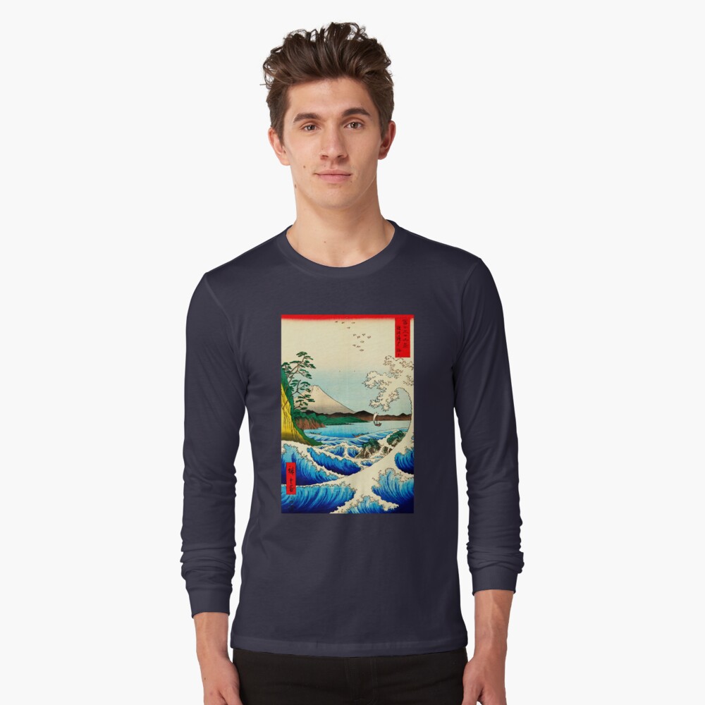 Item preview, Long Sleeve T-Shirt designed and sold by ukiyoeworld.
