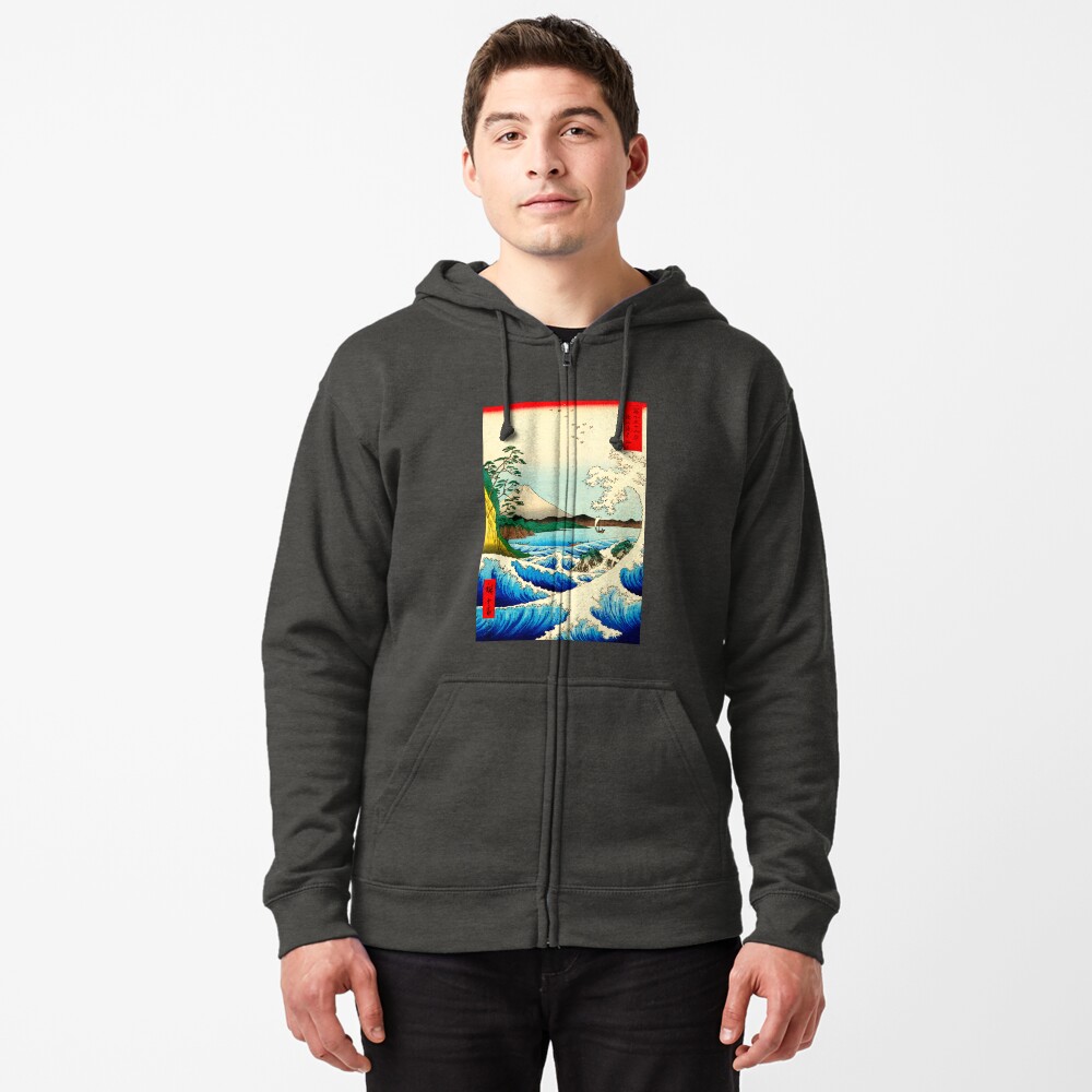 Item preview, Zipped Hoodie designed and sold by ukiyoeworld.
