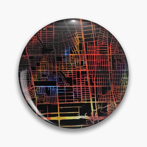 Item preview, Compton City Street Map Dark Mode designed and sold by map-lover.