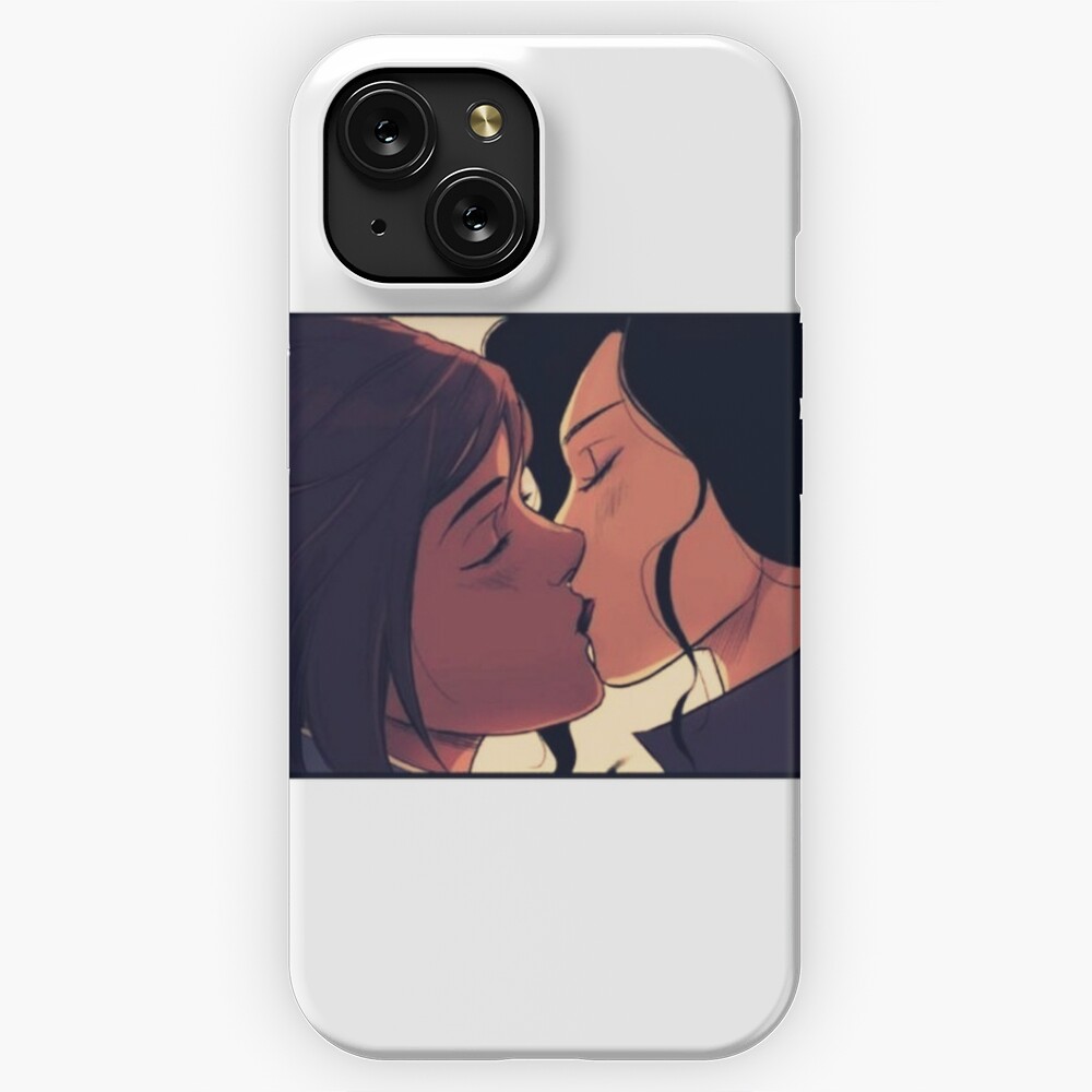 Korra and Asami Kissing