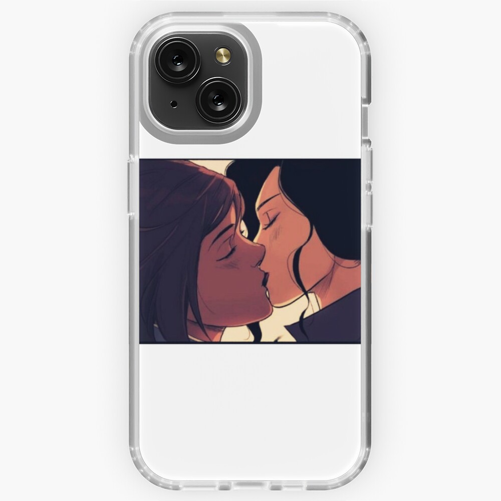 Korra and Asami Kissing