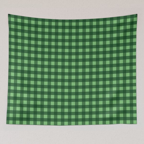 Item preview, All Forest Green Buffalo Plaid Pattern designed and sold by Bumblefuzzies.