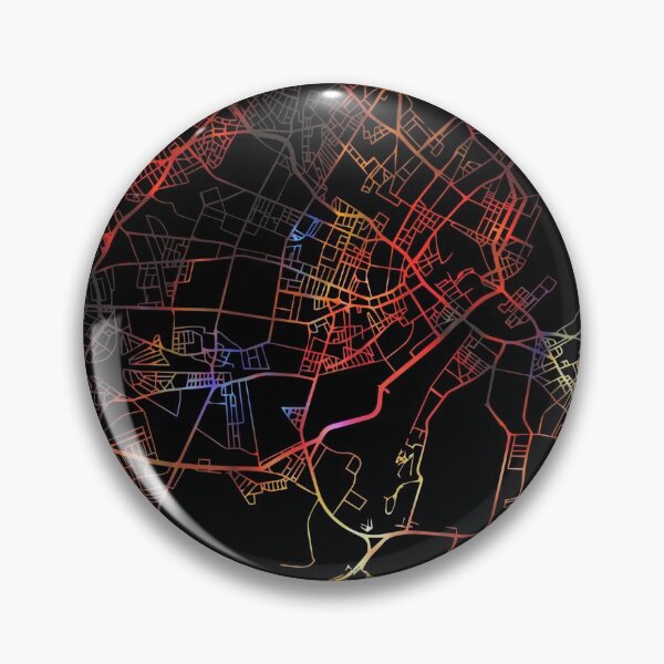 Item preview, Copenhagen City Street Map Dark Mode designed and sold by map-lover.