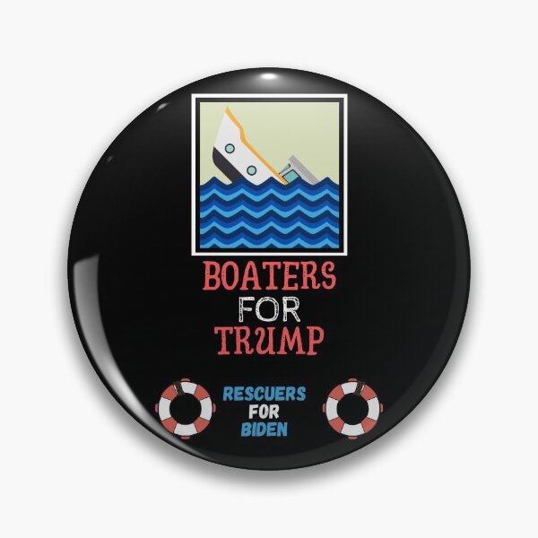 Item preview, Boaters for Trump Rescuers for Biden designed and sold by Frosty1489.