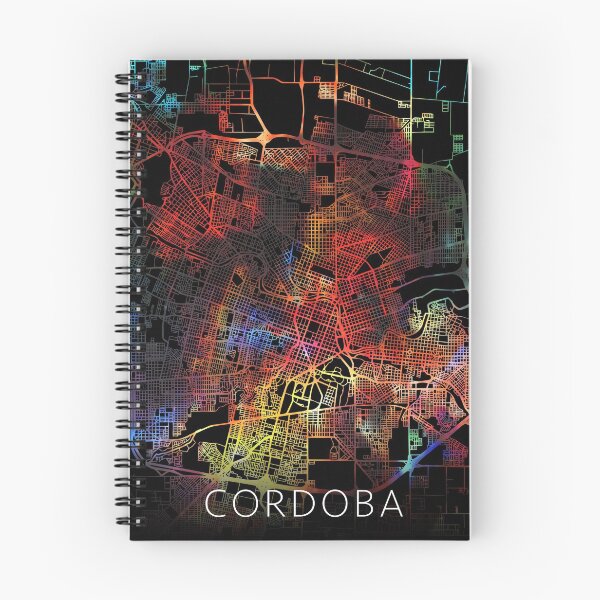 Item preview, Cordoba City Street Map Dark Mode designed and sold by map-lover.