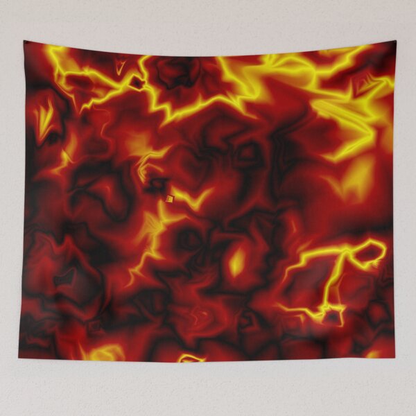 Item preview, Tie Dye Style Orange and Black Abstract designed and sold by Darcy777.