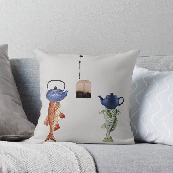 "I Thought It Was A Tea Room" Throw Pillow